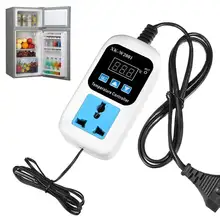 Tomada digital do regulador do termostato do controlador de temperatura tomadas do microcomputador interruptores controlador da umidade ac 110-220v