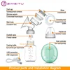 ZIMEITU Double Electric Breast Pumps Powerful Nipple Suction USB Electric Breast Pump with baby milk bottle Cold Heat Pad Nippl ► Photo 2/6