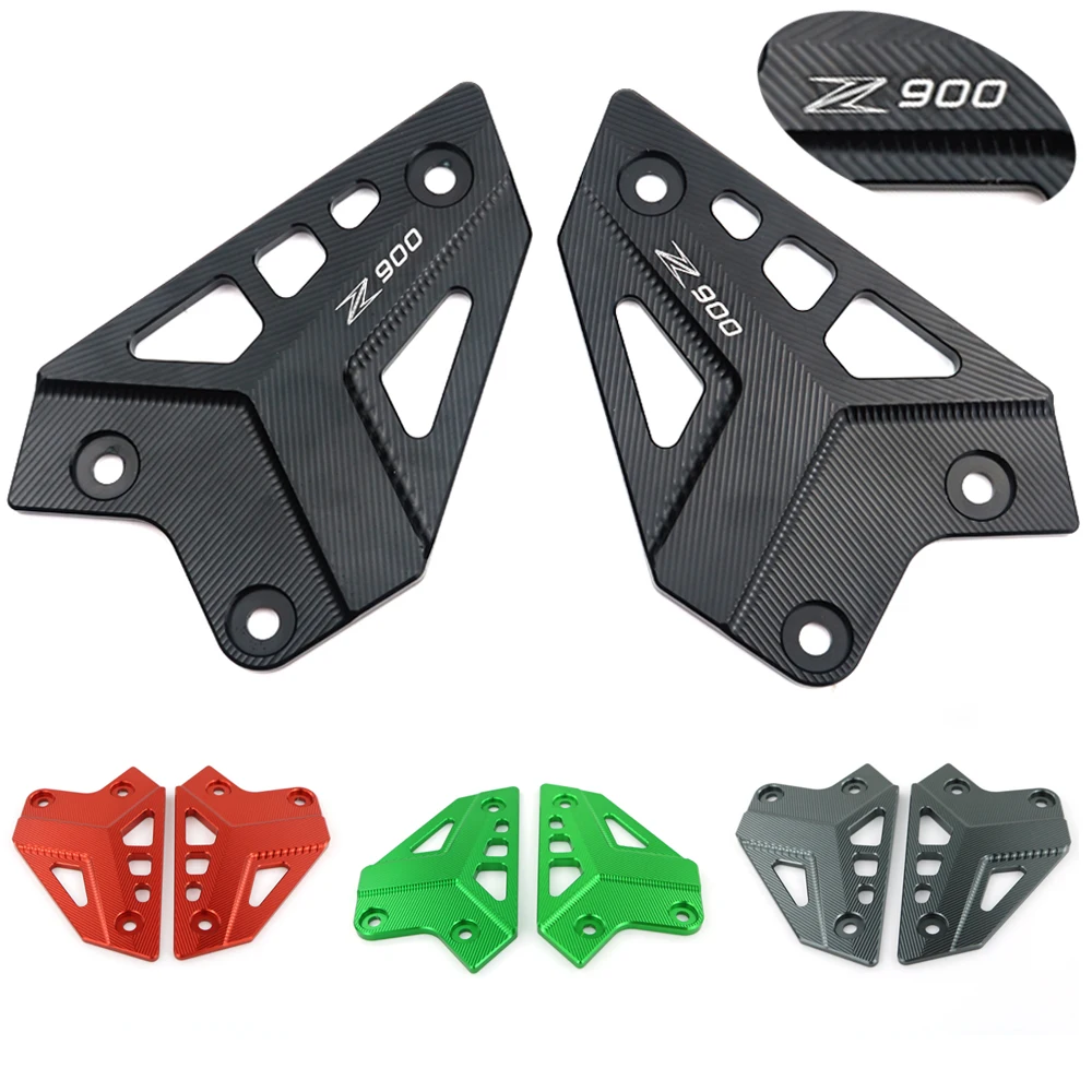 Для Kawasaki Z900 2017 2019 CNC алюминиевый подножек пятки цепи защитная крышка защита для