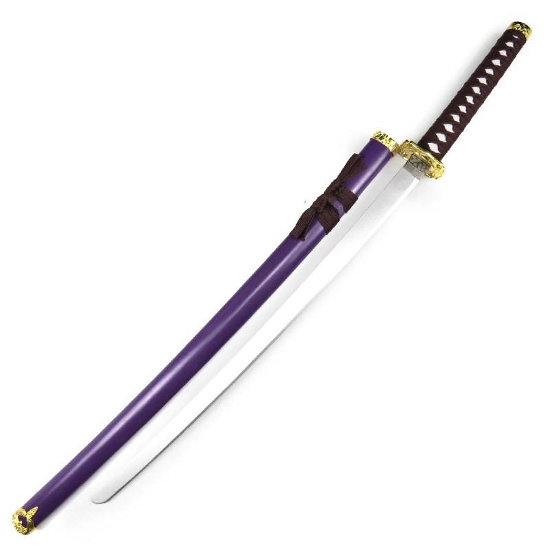 [Funny] 100cm Cosplay Touken Ranbu Online Oo Kurikara weapon Wooden Japan Samurai Sword model Anime Costume party gift toy | Игрушки и