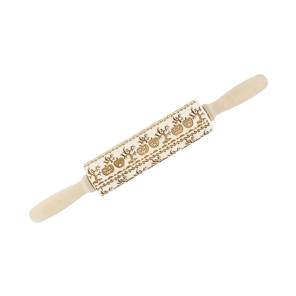 Willow Rolling Pin печатная тисненая лазерная гравировка Хэллоуин украшение Скалка для печенья скалка для помадки