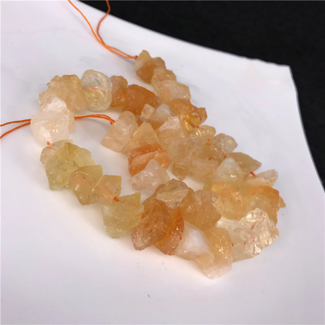 43-46pcs Lapis Lazuli Aquamarine Prehnite Tourmaline Amethyst Citrine Labradorite raw Gemstone beads 13-15mm for Jewelry Making