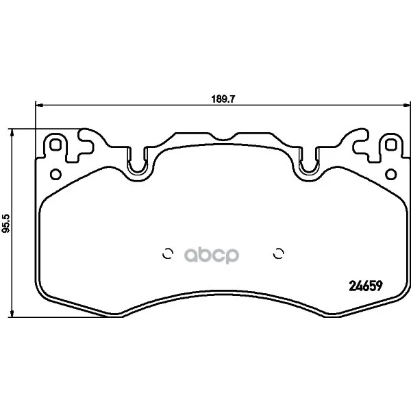 Колодки Тормозные Дисковые, Комплект HELLA арт. 8DB355016-151