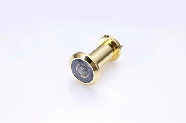 Gold 200 градусов широкоугольный дверной глазок Дверь Spyphole вид хромированный для мебельного Оборудования - Цвет: Gold