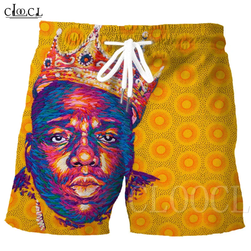 Модные мужские спортивные штаны с 3D принтом, 2pac Tupac/Biggie Smells, мужские шорты в стиле хип-хоп, мужские летние пляжные повседневные уличные шорты - Цвет: Shorts 4