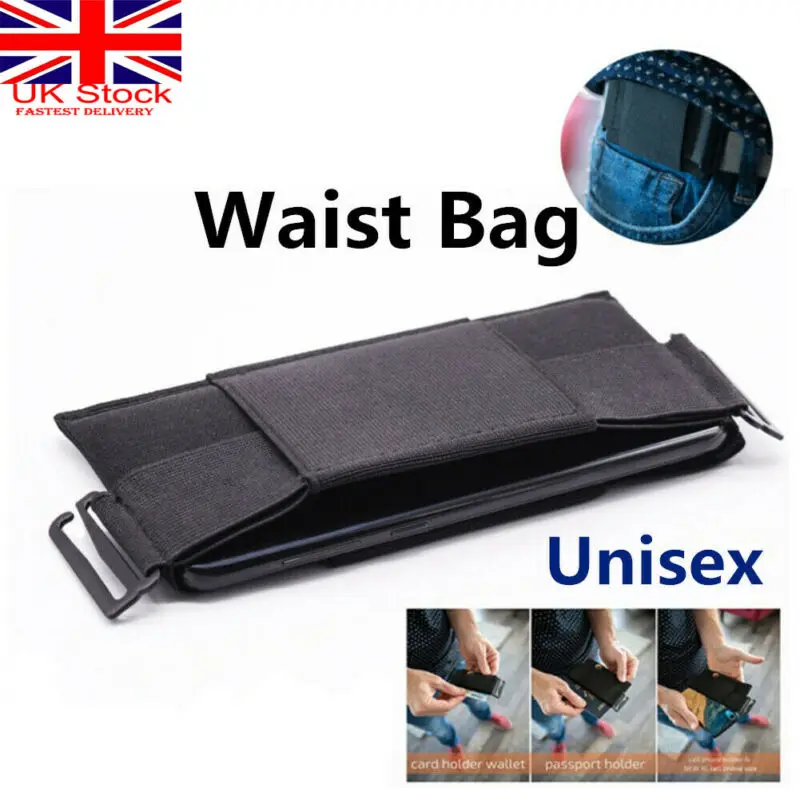 

Ultrathin Pouch Waist Bag Minimalist Invisible Wallet Mini Pouch Key Card Phone