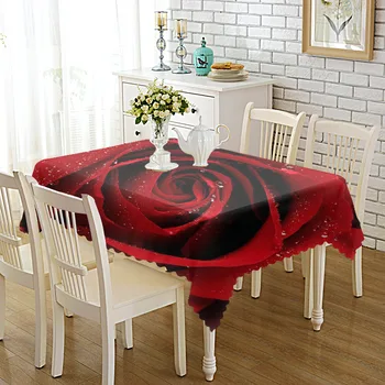 

Thicken Printed Fabric Tablecloth Household Table Cloth TV Cabinet Coffee Table Cloth round Table Placemat