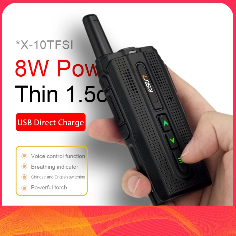 KSUN KSX10 walkie-talkie открытый небольшой ручной метр мини 50 км мощный мобильный телефон домофон