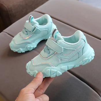 

2020 Spring Children Sports Shoes Boys Girls Breathable Running Sneakers Kids Outside Travelling Leather Canvas Shoes