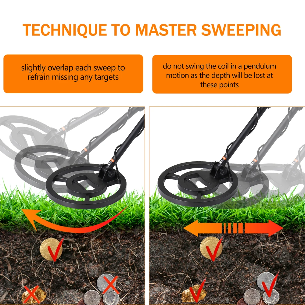 지하 금속 탐지기 GTX5030 MD4030 금 채굴기, 고감도 쥬얼리 금 보물 사냥꾼 탐조자 금속 탐지 도구 - AliExpress