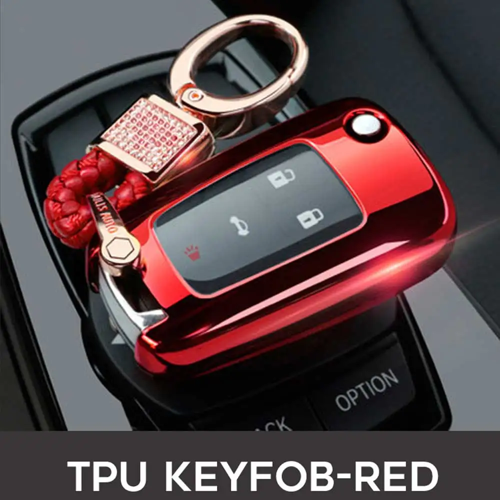 Option 2 Чехол-ключница для ключей автомобиля из мягкого ТПУ для Chevrolet Chevy Vauxhall, Opel Insignia Astra J Zafira C Mokka - Название цвета: Option 2