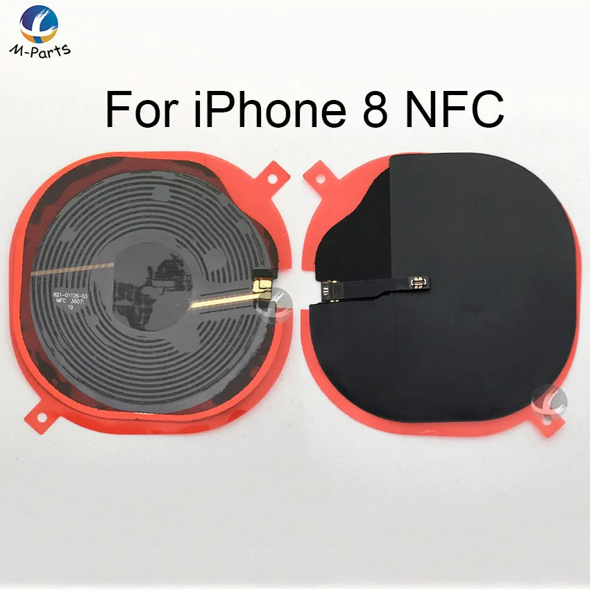 NFC чип для iPhone 8 8 Plus X XS XSM XS Max XR Беспроводная зарядка Панель катушки стикер гибкий кабель ленточная антенна датчик - Цвет: NFC For i8