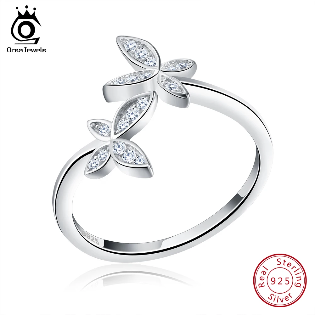 orsa リング ring ORSA JEWELS Authentic 925 Silver Infinity Ring Women Fine