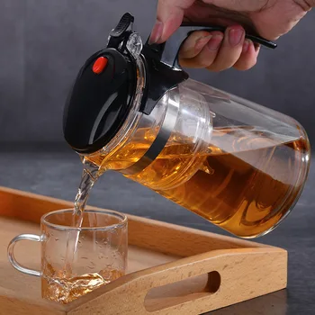 

Heat Resistant Glass Teapot With Infuser Filter Chinese Kung Fu Puer Oolong Tea Teapot 500Ml Kamjove Tea Pot Water Kettle
