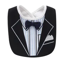 SAGACE детские нагрудники влажные салфетки съемные водонепроницаемые Babys Tuedo Дети Кормление слюнявчик, полотенце для слюней ребенок красный галстук-бабочка полотенце ing съемный