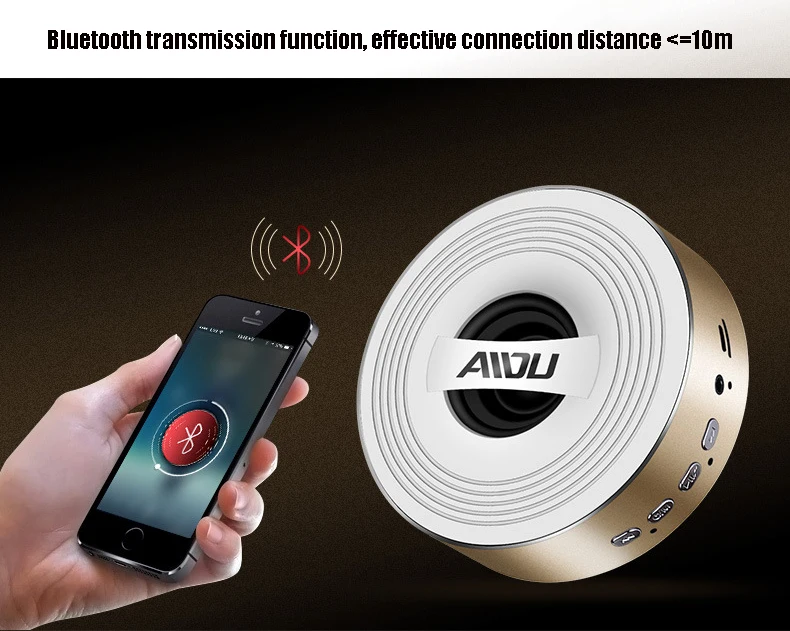 KLW беспроводной bluetooth динамик металлический Мини Портативный subwoof звук с микрофоном TF карта FM радио AUX MP3 Воспроизведение музыки громкоговоритель