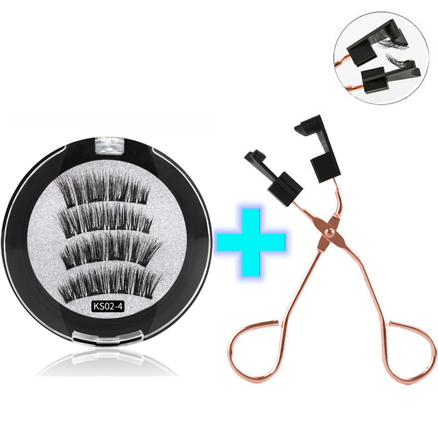 Pairs of Magnet Magnetic Eyelashes, Natural Handmade Mink hair, Reusable