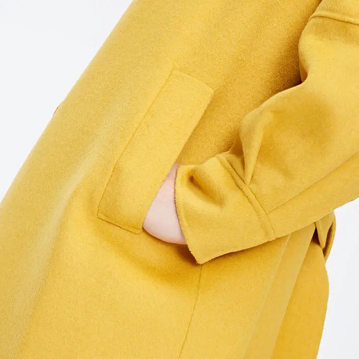 Vero Moda женское новое шерстяное пальто с отворотом и рукавами | 318327524
