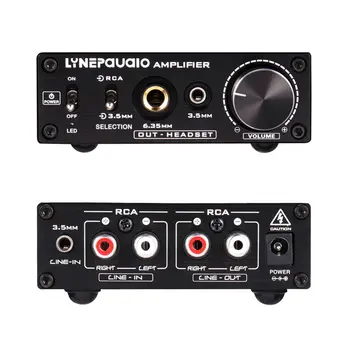 

Pre-Stage Stereo Signal Amplifier Booster Headphone Amplifier With Volume Control Dual-Source Input