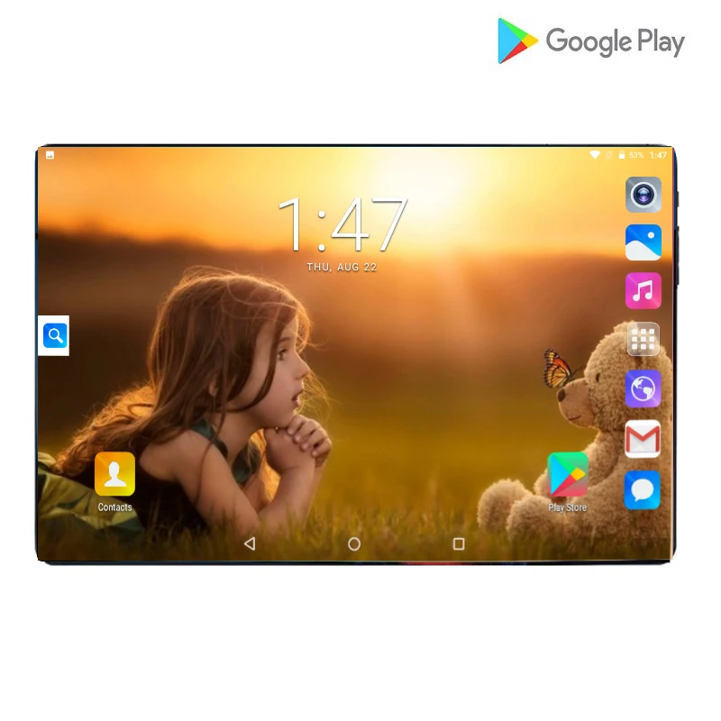 

2019 New Google Android 9.0 OS 10 inch tablet 4G LTE FDD Octa Core 6GB RAM 64GB ROM 1280*800 IPS 2.5D Glass Kids Tablets 10 10.1
