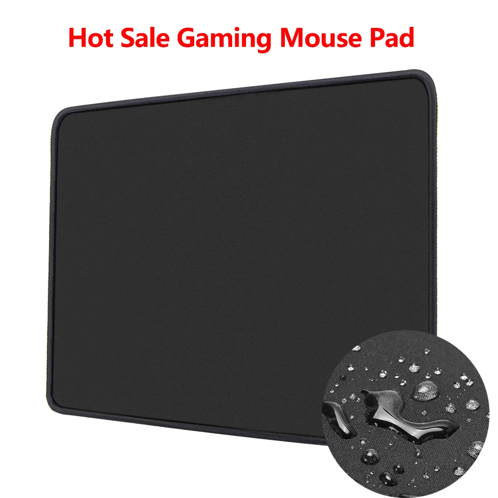 Alfombrilla de ratón para juegos con borde cosido, alfombrilla de ratón con textura Premium, antideslizante, Base de goma, para ordenador portátil y PC, gran oferta