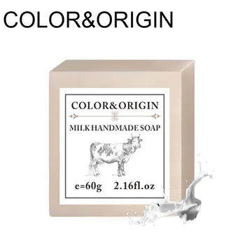 

Color&Origin Skin Whitening Soap Goats Milk Essential Oil Handmade Soap Bleached Organic Herbal Aroma Natural Skin Care Bathing