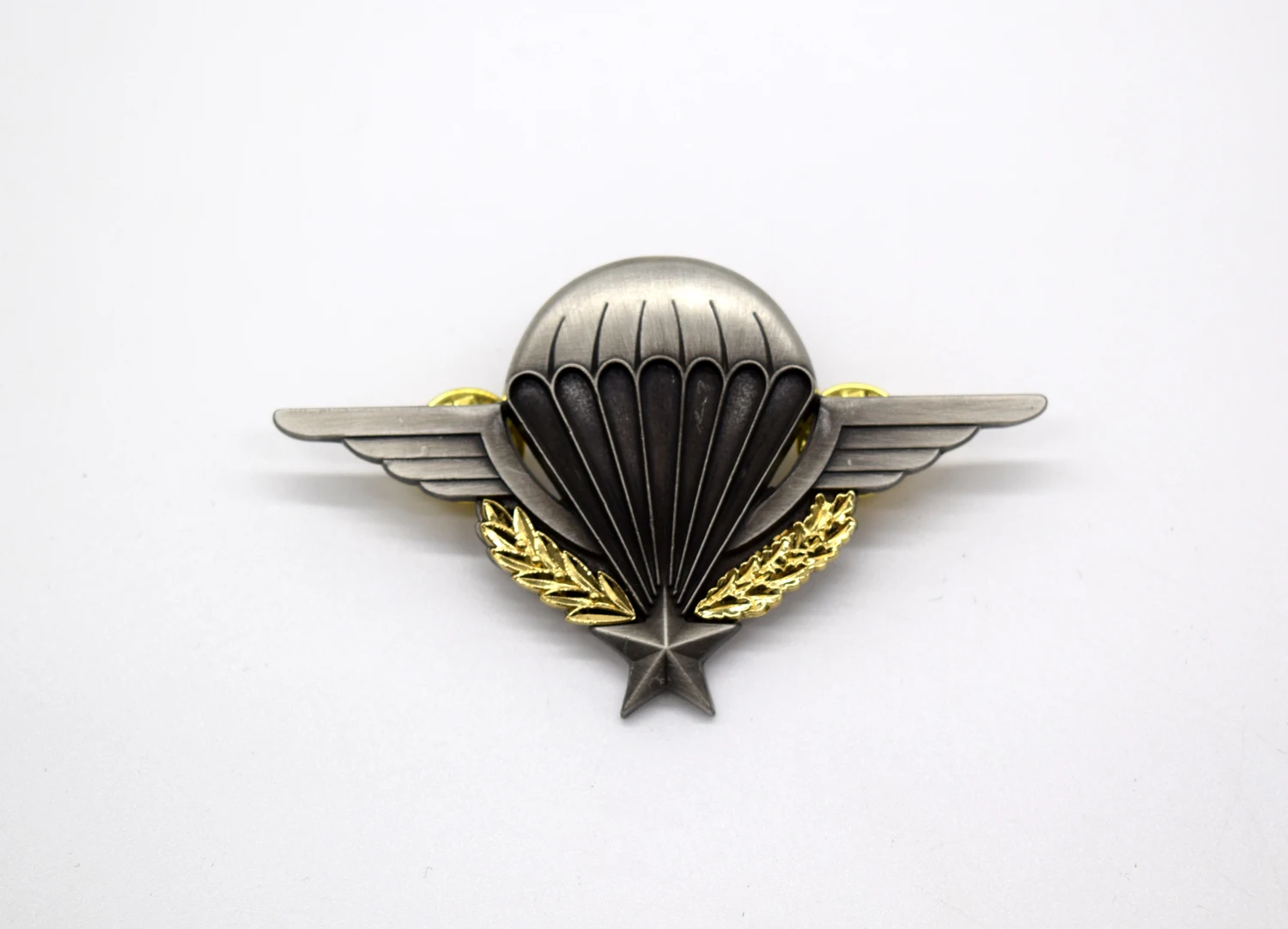Military France Brevet Paratrooper Parachutiste E.Cholet Metal Badge Pin award medals,military lapel pin