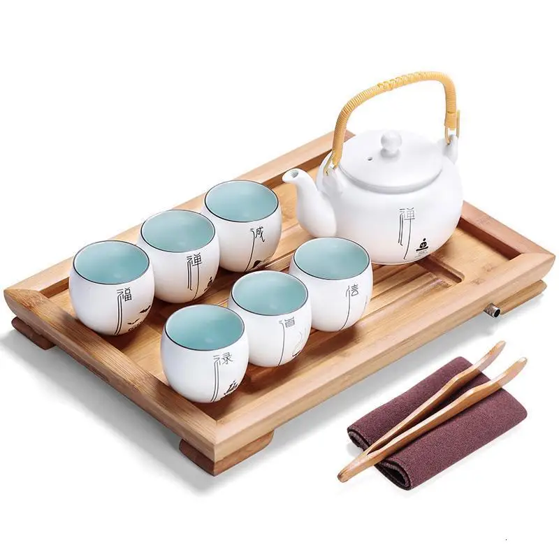 MODEL R Gongfu Чайник для кухни для путешествий с заваркой Свадебный потертый шик чайный горшок китайский Китай украшения дома аксессуары чайный набор посуды - Цвет: MODEL R