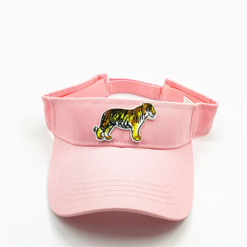 

LDSLYJR Tiger animal embroidery Visors Baseball Cap Adjustable Snapback cap for men and women 256