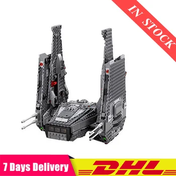 

IN Stock Star Toy War Kylo Toys Ren Command Shuttle Building Blocks Kids Educational Toys Compatible 05006 75104