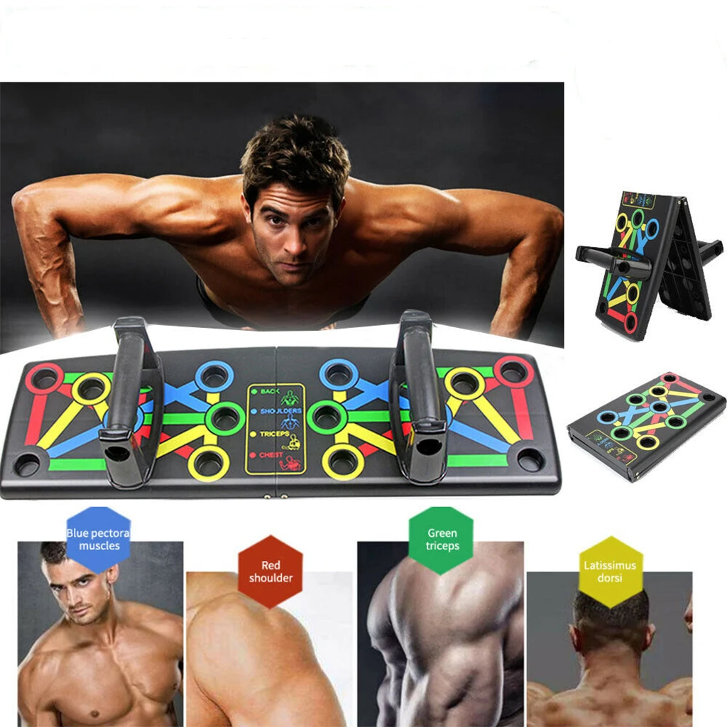 2020 Multifunctional Push Up Rack Board Men Women Home Comprehensive Fitness Exercise Push-up Stands for Body Muscle Training 
