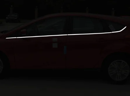 Нержавеющая сталь окна автомобиля планки для ford focus 2012 2013 фокус mk3 - Цвет: 8 pcs hatchback