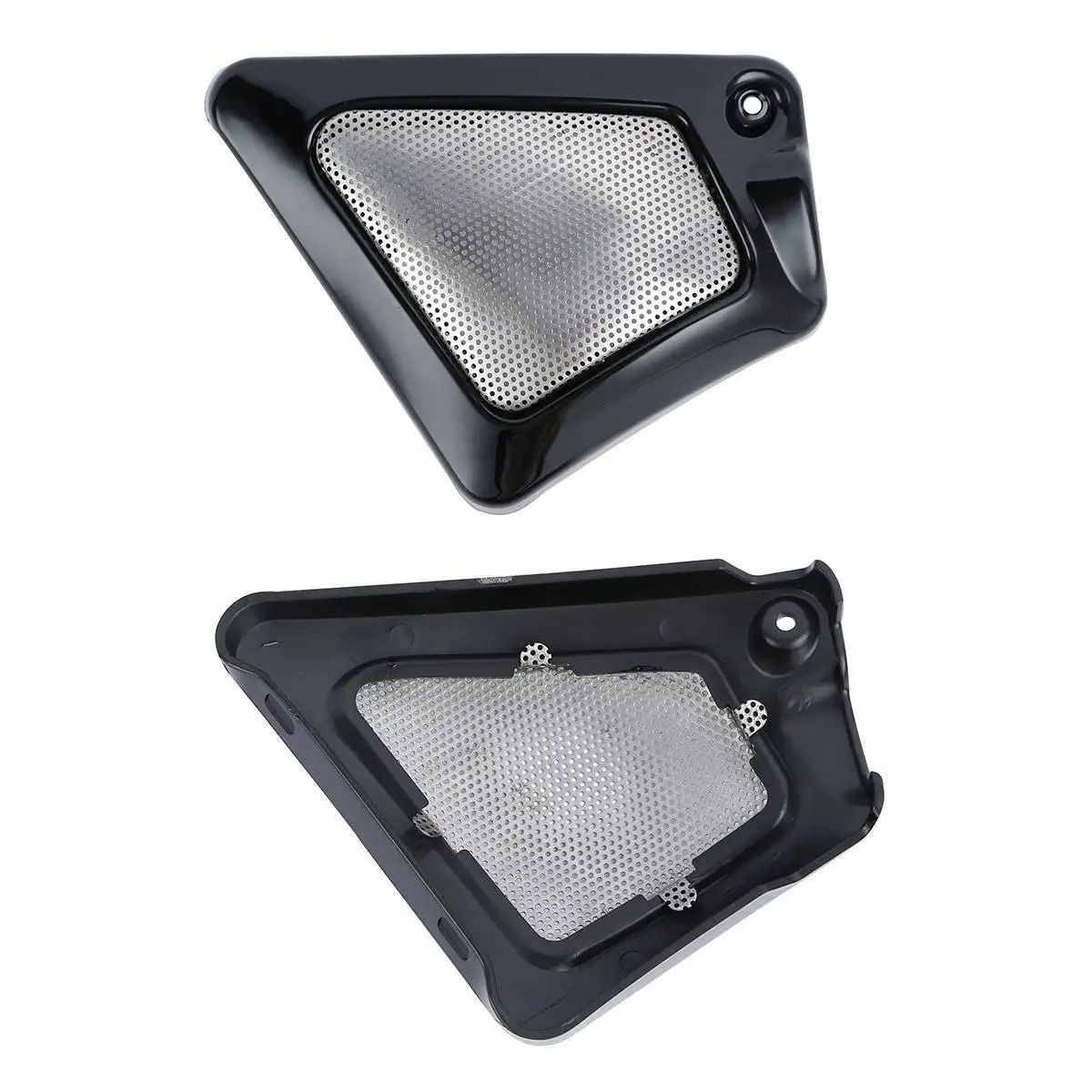 Мотоцикл черный/хром Airbox рамка шеи Боковые Крышки для Harley V-Rod VRSCAW винт VRSCF
