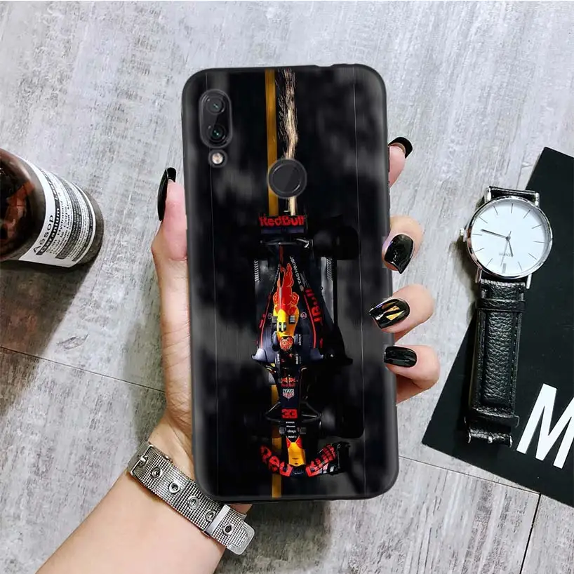 BA048-10 Для Формулы 1 черная крышка чехол для телефона для Xiaomi Redmi Note фотоаппаратов моментальной печати 8 7 7S 7A 6 S2 GO K20 Pro 6A mi 6X 5X A1 CC 9 8 Coque - Цвет: BA048-10