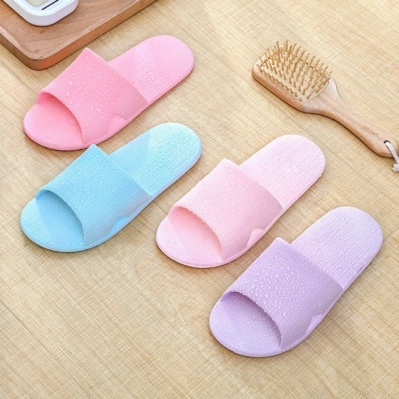 

New Style Couples Hotel Home MEN'S Slippers Sandals Women's Indoor Anti-slip Sandals Household Bathroom Slippers
