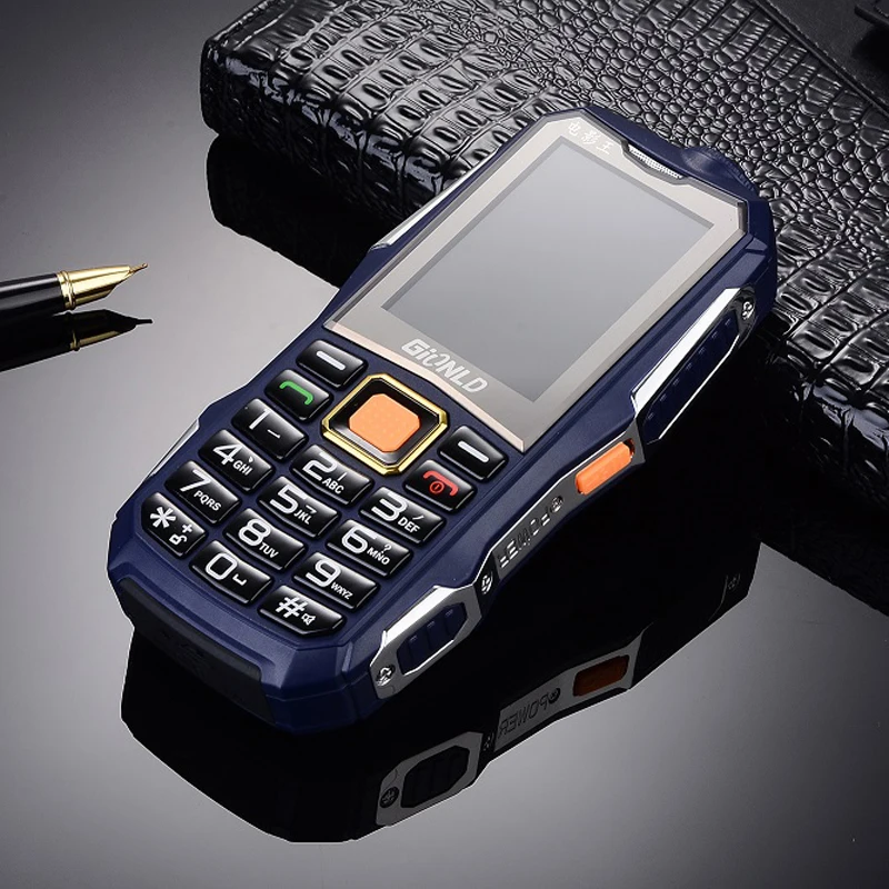 NO TV-Blue 2G GSM аналоговая ТВ 2," дисплей прочный мобильный телефон Powerbank большая батарея Две сим-карты большая клавиатура Whatsapp волшебный голос - Цвет: NO TV-Blue