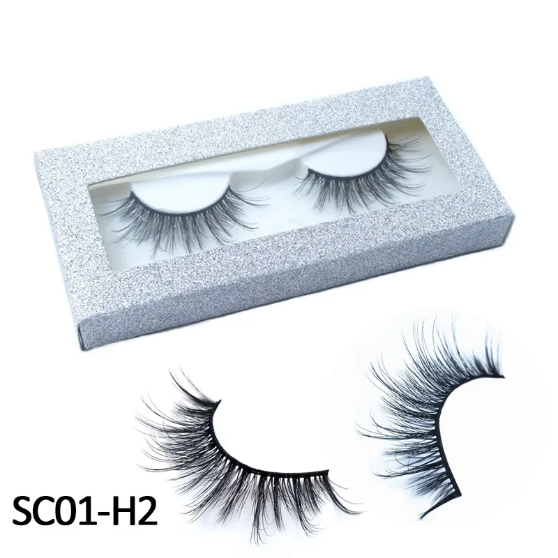 2Thick Fluffy Lashes False Eyelashes Criss-cross Long Dramatic High Volume Eyelash Extension makeup Tools Eyelashes