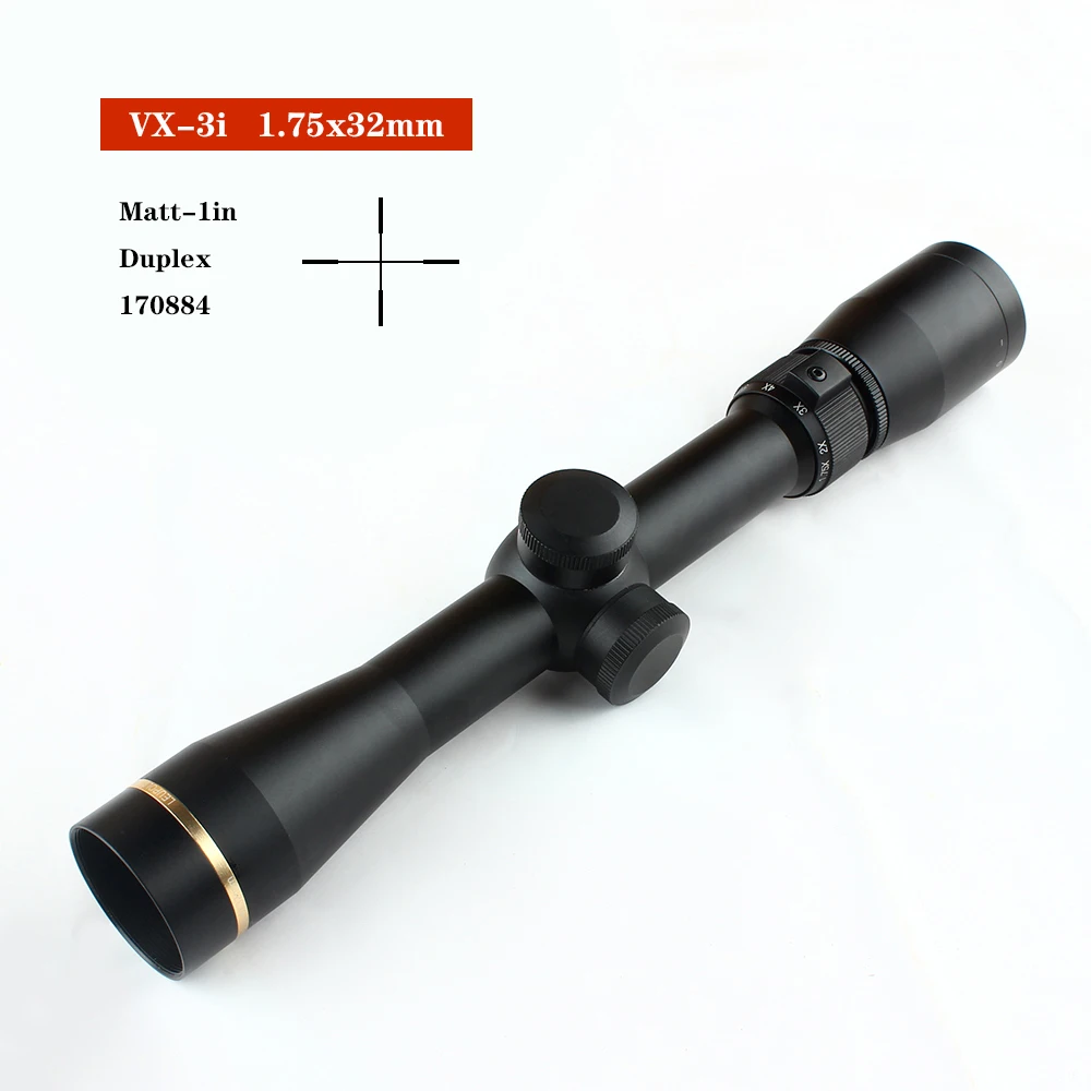 Hunting Rifle Vx 3i 1 75 6x32 Duplex Reticle Matte Mildot Rifle Scope W Caps Riflescopes Aliexpress Hunting Rifle Vx 3i 1 75 6x32 Duplex Reticle Matte Mildot Rifle Scope W Caps Riflescopes Aliexpress