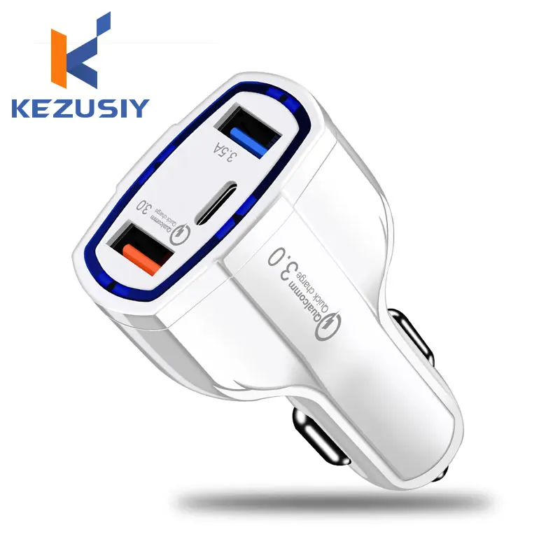 KEZUSIY быстрое зарядное устройство 3,0 USB Автомобильное зарядное устройство QC 3,0 Универсальное автомобильное быстрое зарядное устройство для мобильного телефона для iPhone Xiaomi samsung Автомобильное зарядное устройство