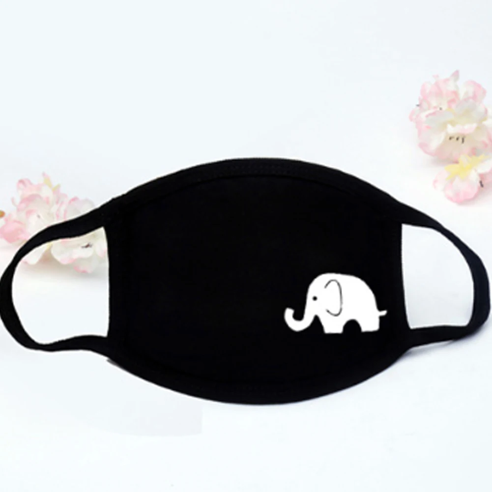 1 шт., мультистильная хлопковая маска для губ с мультипликационным принтом Kpop, Пылезащитная, моющаяся, черная маска для лица для мужчин и женщин, респиратор - Цвет: 15