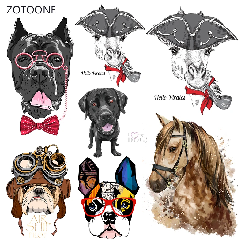 ZOTOONE полоски утюжок для переноса одежды Сделай Сам конский патч теплопередача