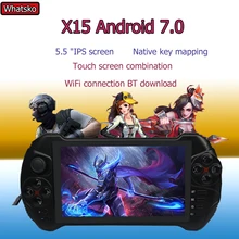 Powkiddy X15 Andriod портативная игровая консоль 5,5 дюймов MTK8163 четырехъядерный 2 Гб ОЗУ 32 Гб ПЗУ видео портативная игровая консоль