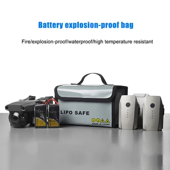 

Fireproof Battery Safe Bag Portable Explosion-Proof Protective RC Batteries Storage Handbag KQS8