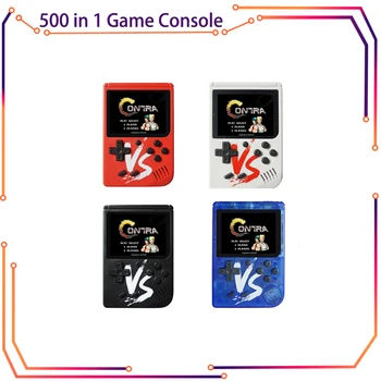 

Handheld Game Players 500 IN 1 Retro Video Game Console Handheld Game Portable Pocket Game Console Mini Handheld Player for Kids
