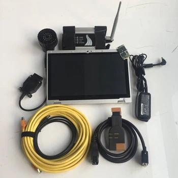 

3 in1 icom next a b c for bm-w icom wifi diagnose ista software expert mode super ssd 1TB with laptop cfAX2 i5cpu full set