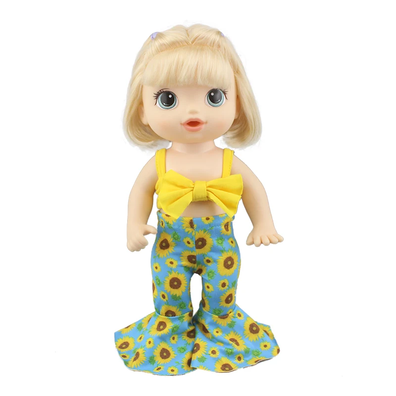 2023 New Dress Fit For 12Inch 30cm Baby Alive Doll  Girl Toys Doll Accessories 6