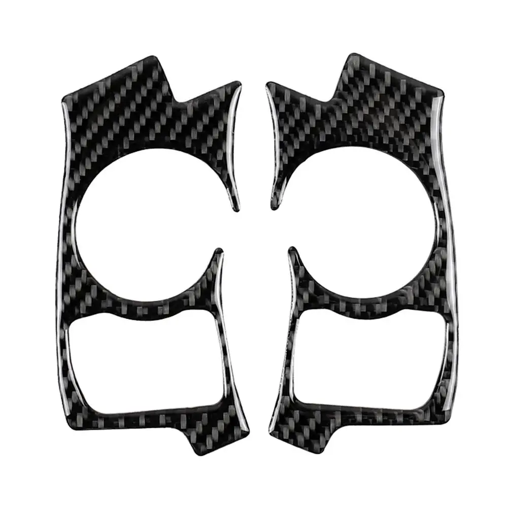 Кнопка рулевого колеса из углеродного волокна подходит для Lexus IS250 NX200T 300H декоративные наклейки автомобильные аксессуары для салона автомобиля