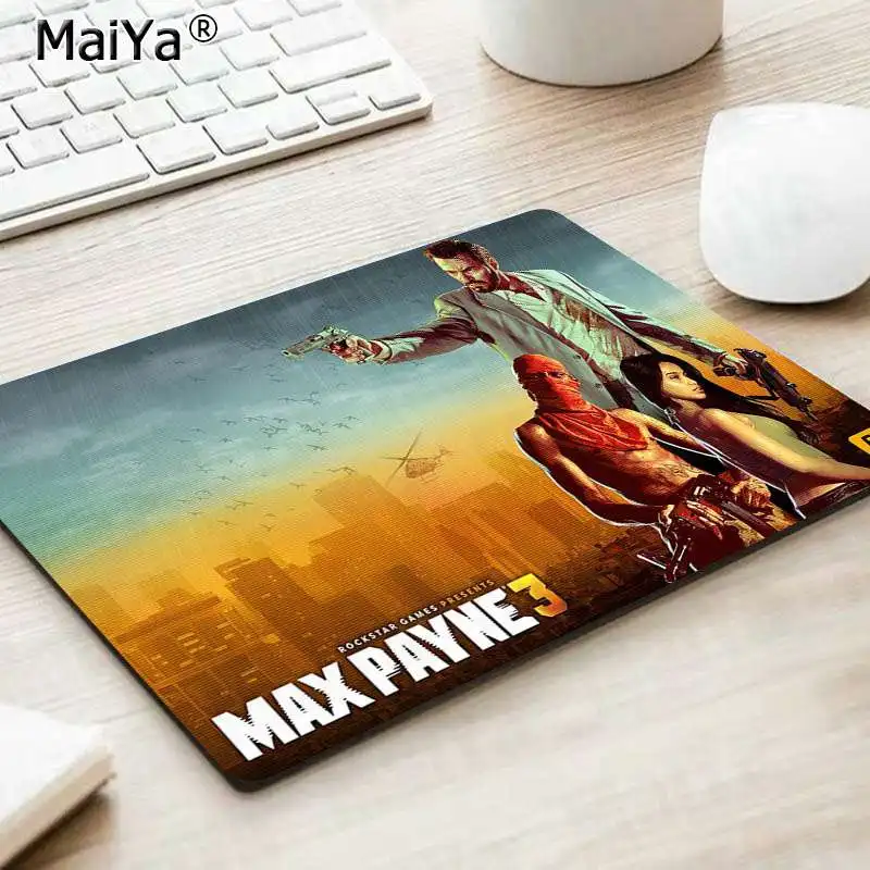 MaiYa Max Payne красивый коврик для мышки в стиле аниме резиновый ПК компьютерный игровой коврик для мыши