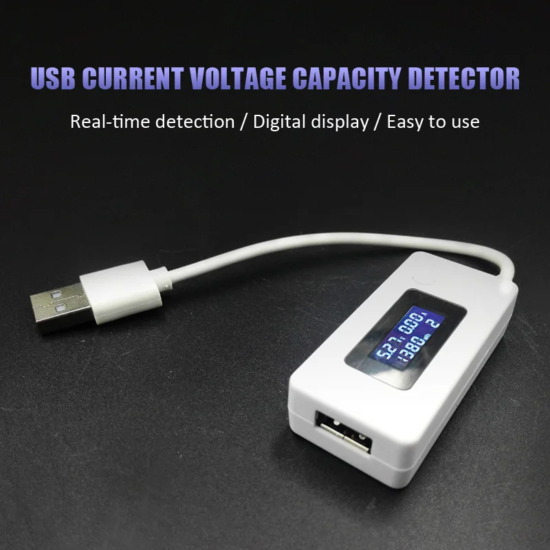 USB тестер USB вольтметр тока монитор тестер ЖК-цифровой телефон USB тестер портативный детектор батареи тестер емкости батареи