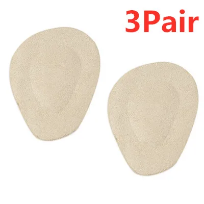 Beige 3 пары стельки для стопы, Нескользящие силиконовые гелевые подушечки для стопы, облегчающие боль стельки для обуви, подушки для обуви, вставные подушечки, инструменты для ухода за ногами - Color: Beige